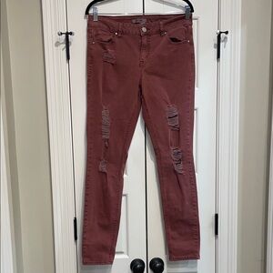 Refuge Reddish Brown Jeans